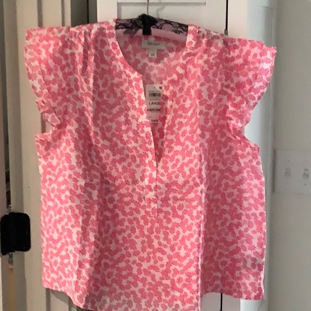 Pink Floral Women's Top